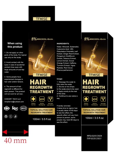 Tfmise 5% Minoxidil And Biotin Hair Regrowth Treatment (Hair Regrowth Treatment)